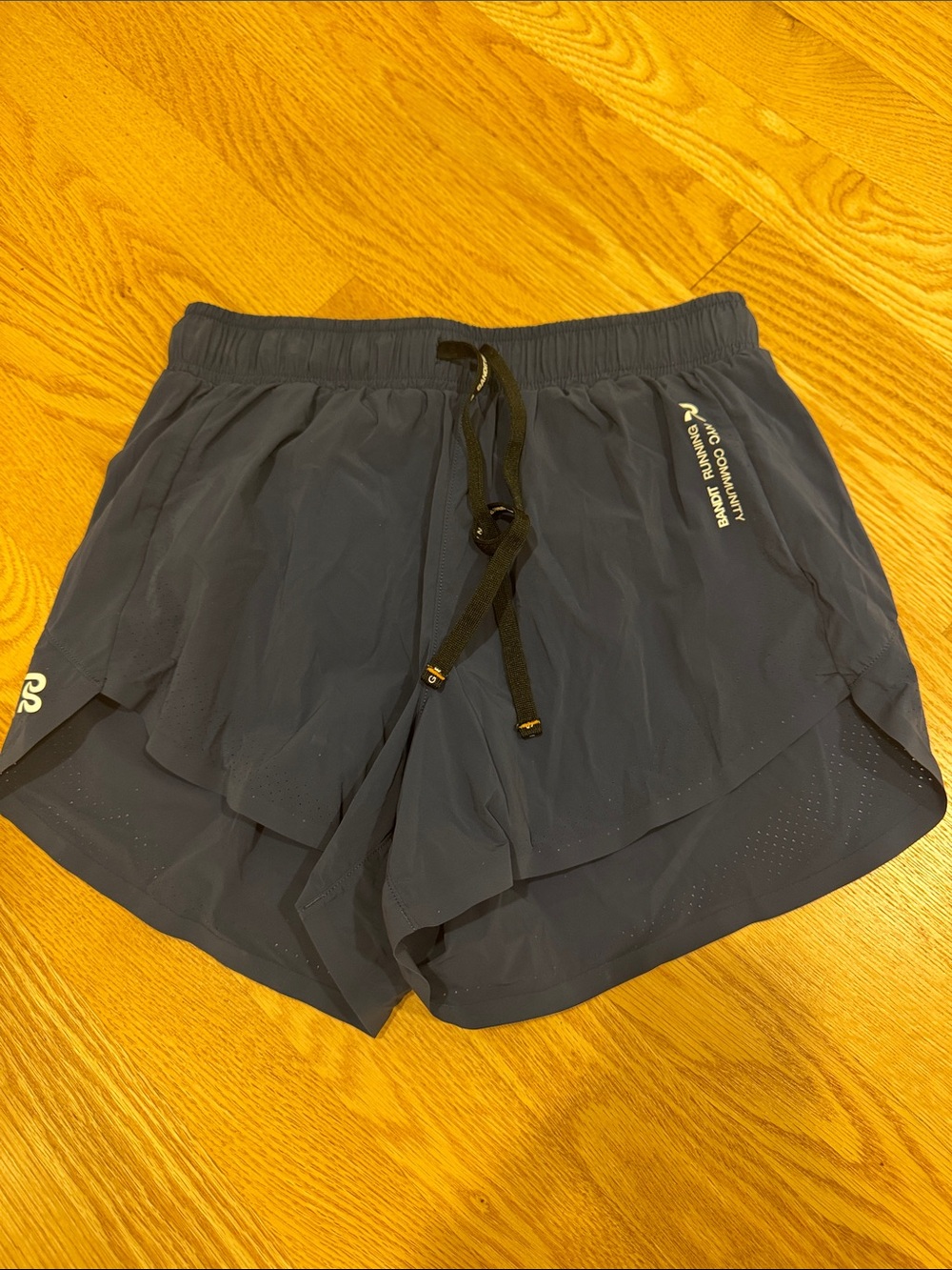 Bandit Navy Running Shorts with Drawstring size XS